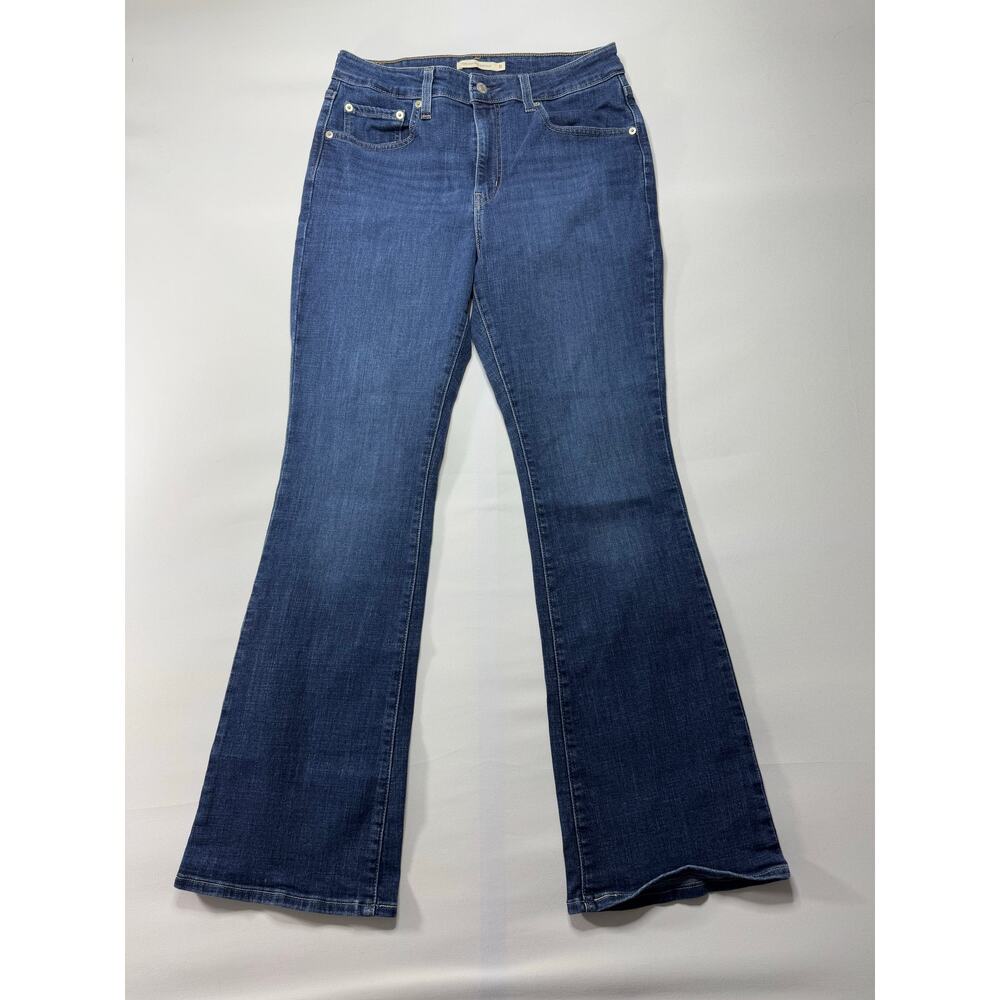 Levi's 725 Women's High Rise Bootcut Dark Blue Denim Jeans - Size 31x30